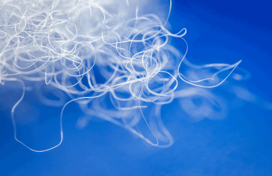 Separate and reclaim fibres in nonwovens